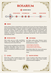 Rosarium – růženec latinsky