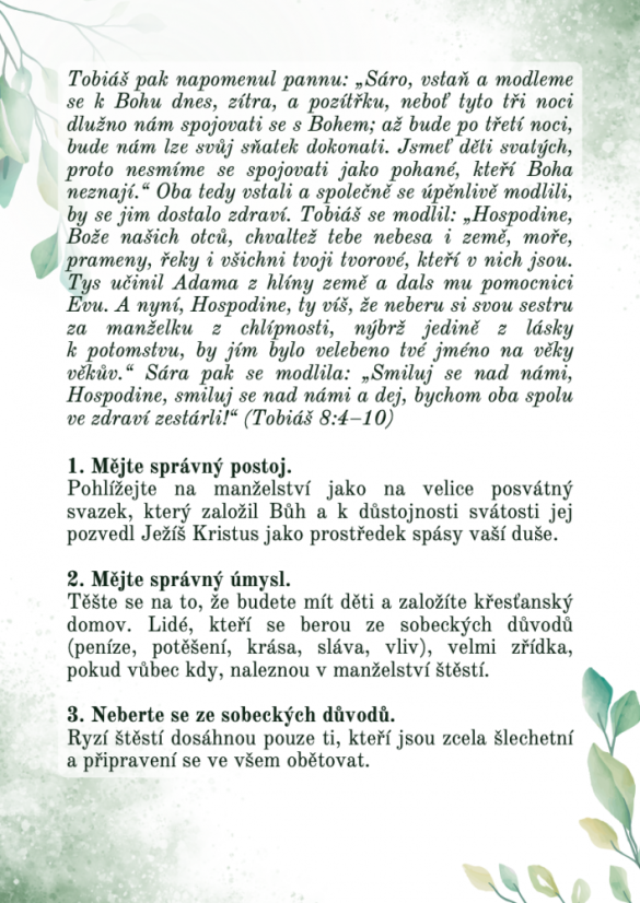 Jak mít šťastné manželství – svatební přáníčko