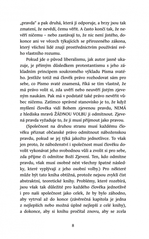 Liberalismus je hřích