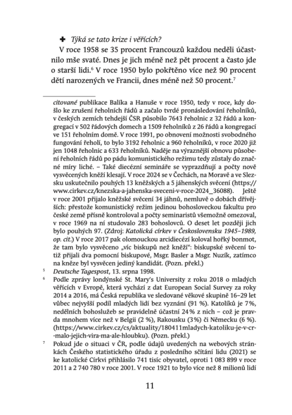 Církevní krize v otázkách a odpovědích