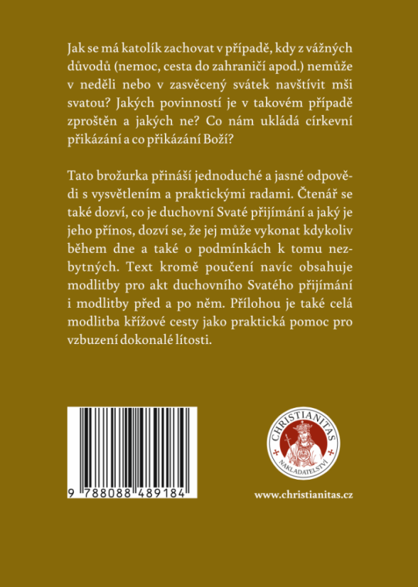 Svěcení neděle bez možnosti účasti na mši svaté & duchovní Svaté přijímání
