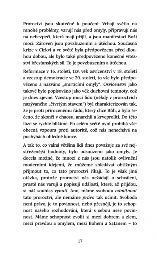 Katolické proroctví: přicházející trest