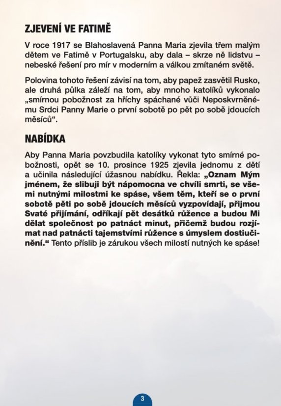 Pět prvních sobot – schody do nebe