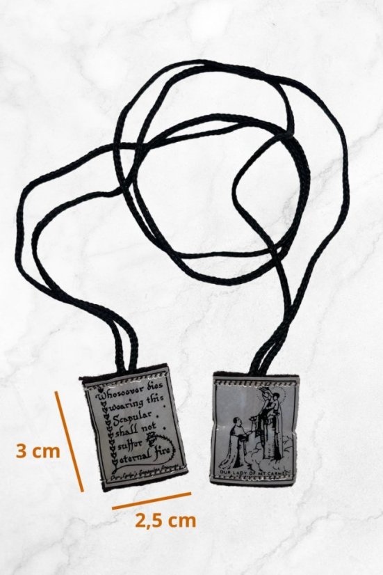 Hnědý škapulíř -  Naše Paní z hory Karmel