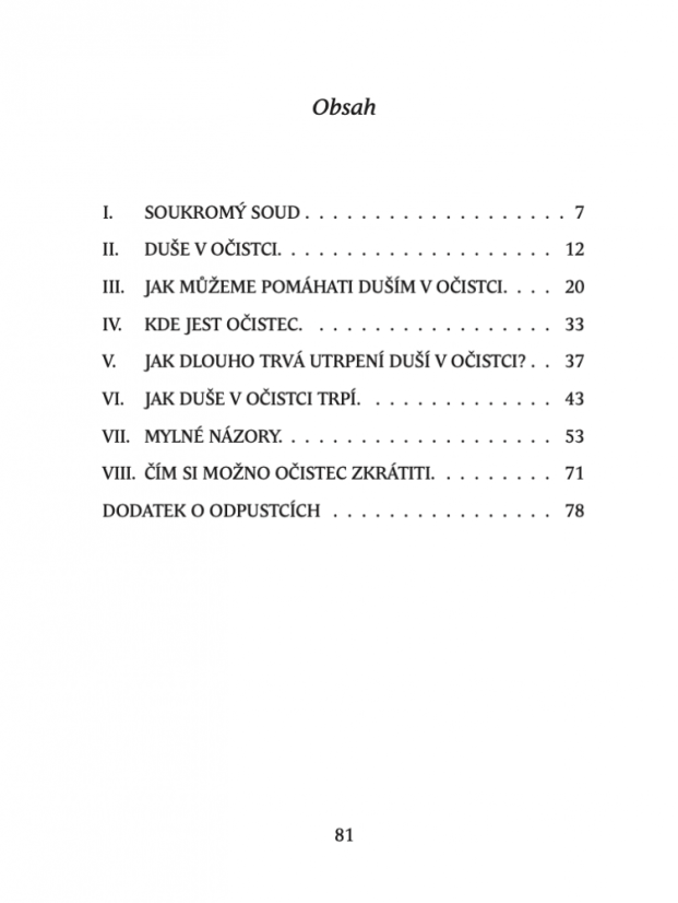 Utrpení a radosti očistce