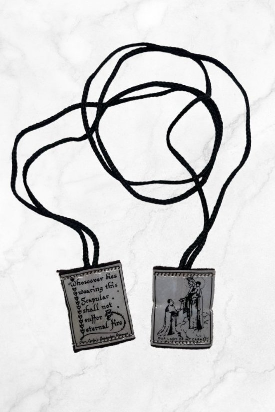 Hnědý škapulíř -  Naše Paní z hory Karmel