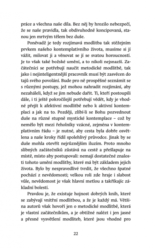 Způsoby rozjímavé modlitby I.