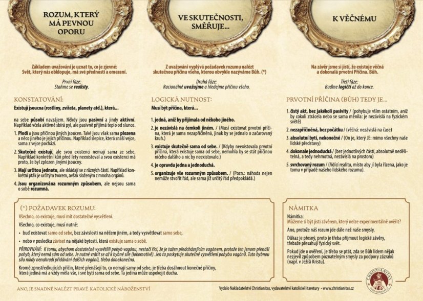 Letáček apologetika: Existuje Bůh? – 5ks