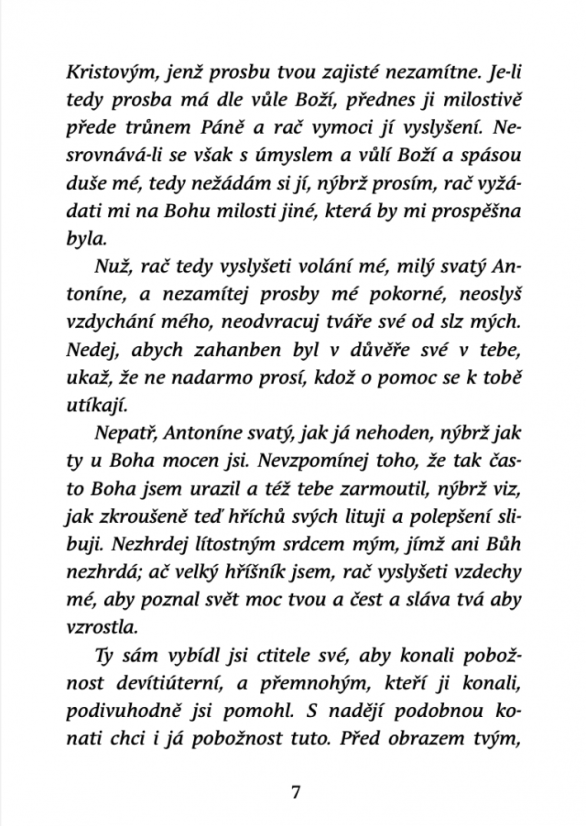 Devítiúterní pobožnost ke sv. Antonínovi z Padovy