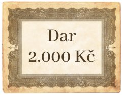 Dar pro nakladatelství 2.000 Kč