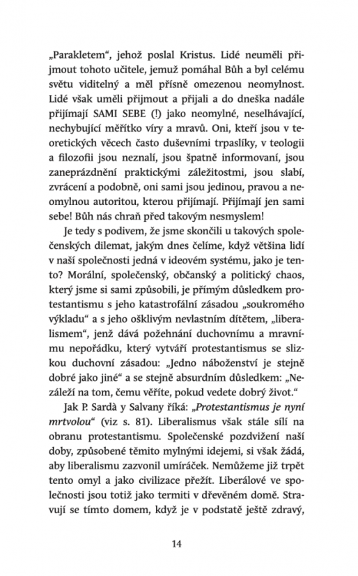 Liberalismus je hřích