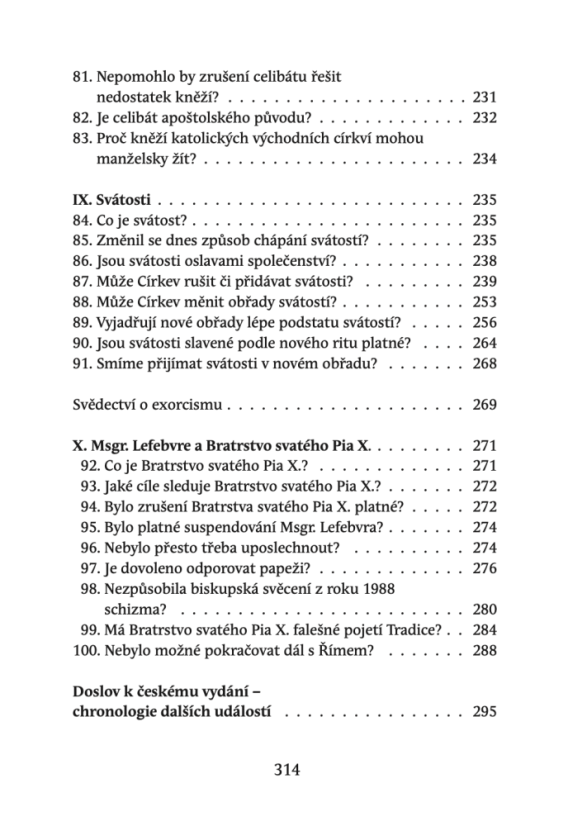Církevní krize v otázkách a odpovědích