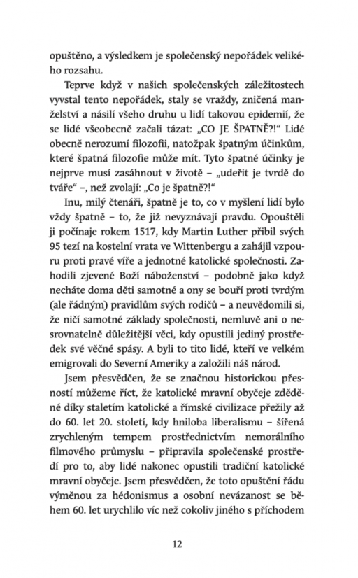 Liberalismus je hřích