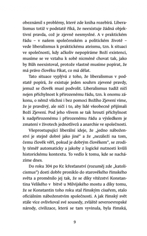 Liberalismus je hřích