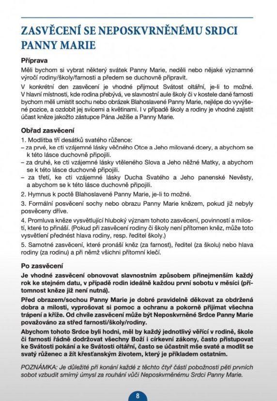 Pět prvních sobot – schody do nebe