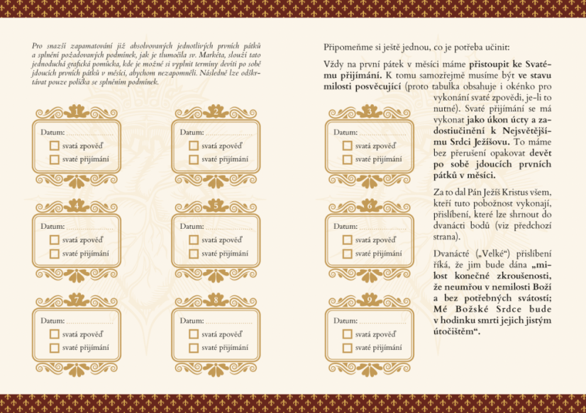 Pobožnost k Nejsvětějšímu Srdci Ježíšovu & devět prvních pátků v měsíci