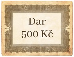 Dar pro nakladatelství 500 Kč