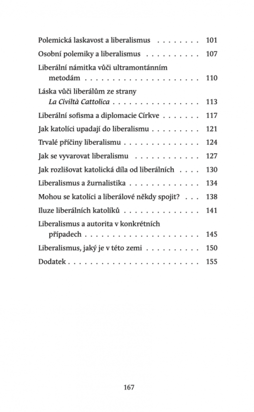 Liberalismus je hřích