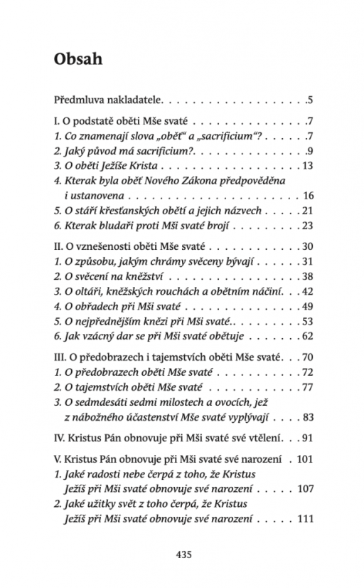 Výklad nejdražší oběti Mše svaté – II. vydání
