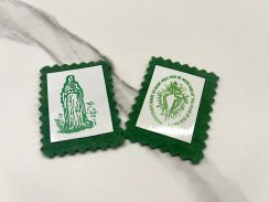 Zelený škapulíř Panny Marie