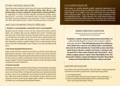 Letáček hnědý škapulíř – 5ks