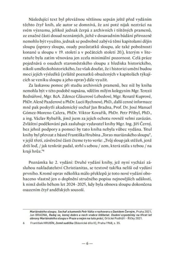 Stěžeň jenž drží loď: Dějiny mariánského sloupu na Staroměstském náměstí v Praze