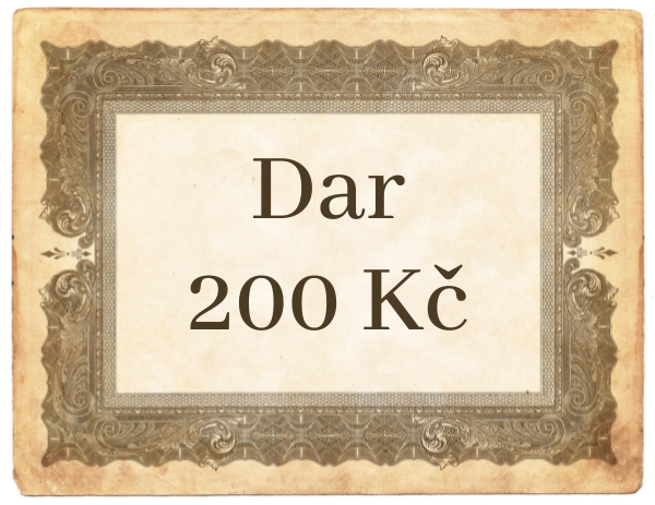 Dar pro nakladatelství 200 Kč