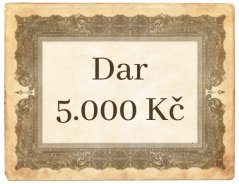 Dar pro nakladatelství 5.000 Kč